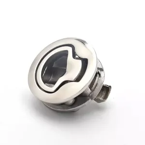 Excellent Quality Marine 316 Steel Marine Boat Lock Hatch Pull Handle Locker Slam Latch thumbnail-3
