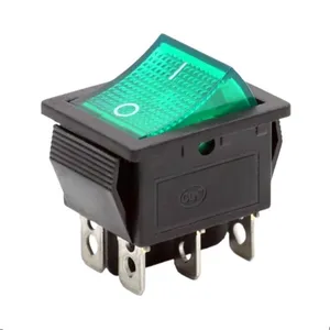 Marine Grade Rocker Switch With LED Indicator 20A 12V/24V DC Boat Panel Mount thumbnail-2