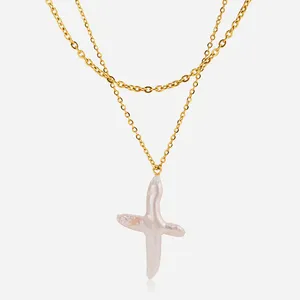 High-Quality Stainless Steel Fashion Necklace for Wholesale Jewelry Suppliers thumbnail-2