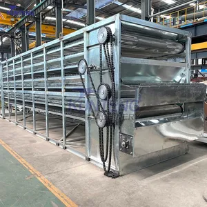 Stainless Steel Continuous Vegetables Drying Machine Fruits Drying Processing Line thumbnail-4