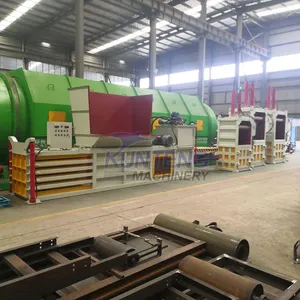 Horizontal Baling Machine Hydraulic Agricultural Waste Baler Sorting Line EPC thumbnail-4