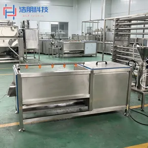 Commercial Brush Peeling Machine SUS304 Root Vegetable Potato Skin Remover Automatic Discharge Food Processing Equipment thumbnail-4