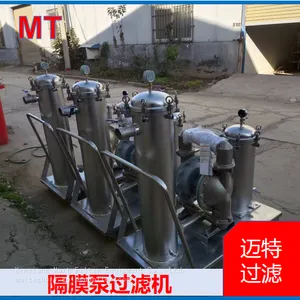 MT Corrosion‑resistant Diaphragm‑pump Filter, Mobile Circulating‑filter Unit for Acid‑alkali Solvent & Electroplating‑solution thumbnail-3