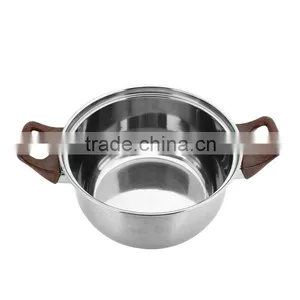 Capsule Bottom Pots and Pans Mirror And Sand Polish For Stainless Steel 8 Piece Cookwares Set thumbnail-5