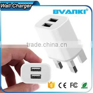 2016 Trending Products AU UK US EU Plug USB Travel Charger 2.1A Universal 2 Ports Dual USB Wall Charger for Samsung Supplier's Choice thumbnail-3