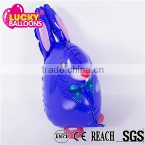 China Mylar Balloon EN71approved Rabbit Shaped Walking Animal Balloon thumbnail-1