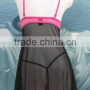 2016 Sexy Transparent Classial Lingerie Babydoll /nightywear/night Dress thumbnail-2