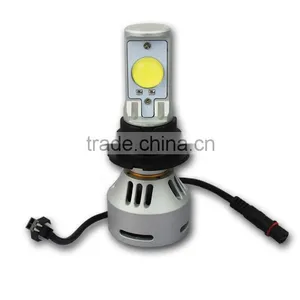 HI/Lo Beam H4, H13, 9004, 9007 3200lm 12v 24v Led Auto Headlamp Kits With Copper Metal thumbnail-2