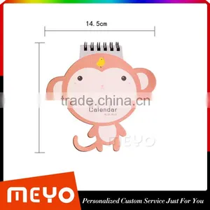Customized Shape Calendar,Monkey Shape 2016 Calendar, Custom Advent Calendar thumbnail-2