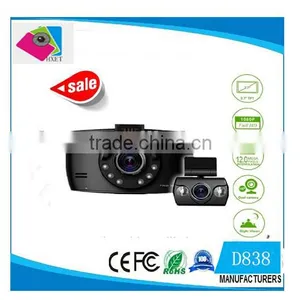 Car Dvr 8/16/32GB HD 1080P Car Camera Dash Cam Vehicle DVR 2.7" LCD Night Vision G-sensor D838 thumbnail-1