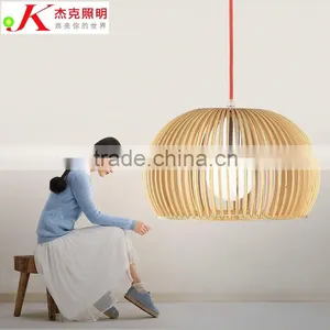 Hotel Project Lighting LED Wooden Pendant Lighting JK-8005B-01 LED Wooden Pendant Light for Home Decorative thumbnail-1