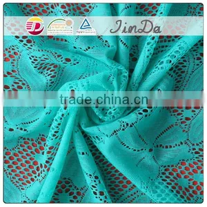 Factory Made Wholesale Green Lace Fabric With Best Price thumbnail-5