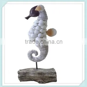 Handmade Polyresin Sea Horse Craft For Home Decoration thumbnail-3