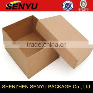 Wholesale Recycled Kraft Folding Paper Box Bottom and Lid thumbnail-1