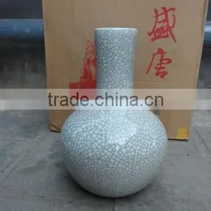 Chinese Antique Porcelain White Vase-stoneware Vase-pottery Vase thumbnail-1
