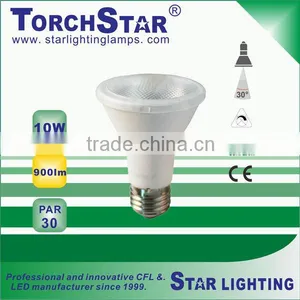 10W Aluminum+plastic Spotlight Factory PAR30-SMD-10W-PA-01 thumbnail-1