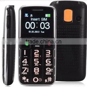 Big Button Senior GSM Phone Dual Band Easy to Use w/ SOS Button FM Radio - Black thumbnail-1