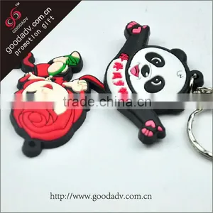 Newest Creative Eco-friendly Soft Pvc Mobile Keychains thumbnail-3