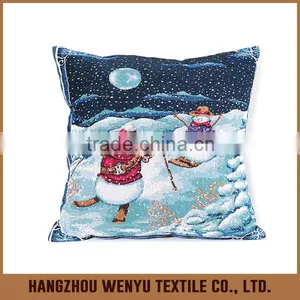 PLUS 2015 Factory Supplies Jacquard Fashion Christmas Home Decorative Cushion Cover thumbnail-5