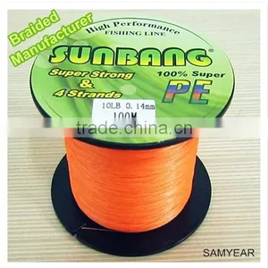 Sunbang Factory Wholesale Fishing Tackle Multifilament Fishing Line thumbnail-1