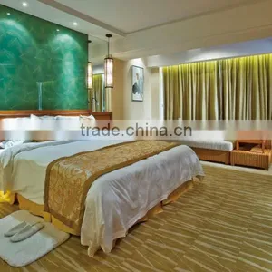 Hot Sale 5 Star Hotel Suite Furniture Set / Classic Design Wooden Bed HR25 thumbnail-1