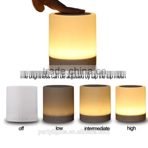 High-level Outdoor Touch Lamp Mini Portable Wireless Bluetooth Speaker With Microphone thumbnail-1