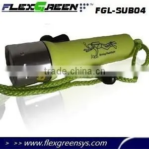 Stainless Steel Head AA Battery q5 LED Diving Torch thumbnail-1