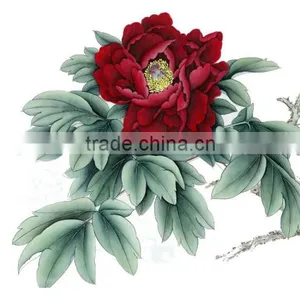 Decorative Wall Hanging Flower Peony Painting thumbnail-6