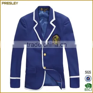 Presley OEM New Arrival Custom Suit Cheap Children Clothes Cotton Blazers thumbnail-1