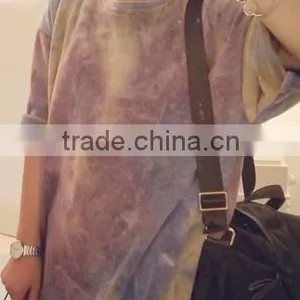2015 Autumn Cashmere Soft and Long Sections Gradient Tie Dye Hoodie thumbnail-5