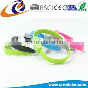Wristband Micro USB Cable Bracelet Data Charging Line For Samsung HTC LG Android thumbnail-1