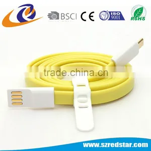 Diversiform Color Univesal Flat 1M Micro Magnetic Cable USB Charging Sync Cable thumbnail-1