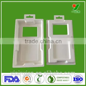 Recycled Business Industrial Environmental Paper Pulp Pallets Packaging for Cell Phone thumbnail-2