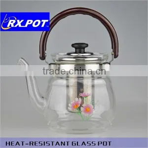 Fashionnablel Drinking Coffee Pot Different Size Coffee Drinking Glass Kettles 650ml/1200ml/2200ml thumbnail-4