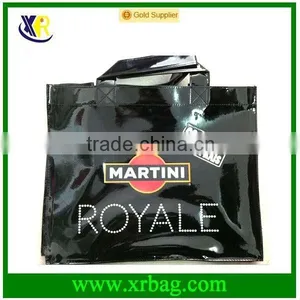 Fashion Easily Women Black PU Handbag With Logo Print thumbnail-3