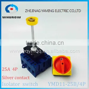 Isolator Switch YMD11-25B 4P 690V With Padlock Aluminum Pole 25A Emergency Stop On-off Operation Outside Electrical Cabinet thumbnail-4