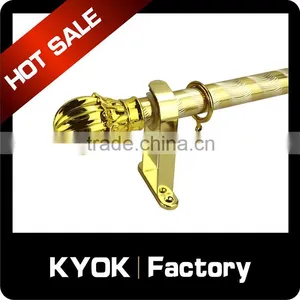 KYOK 2016 Latest Design Double Curtain Rod Accessories, Electric Iron Parts,length 1m Curtain Rod in Dubai thumbnail-6