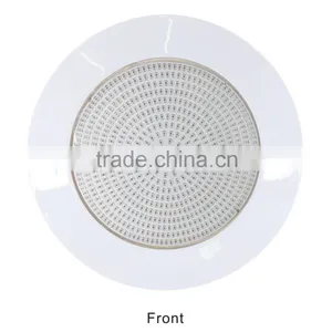 12V Vibrant White Ultra Thin Nicheless Resin Filled IP68 Underwater LED Light for Swimming Pool thumbnail-2