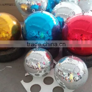 Hot Selling!! Color Optional With Plastic or Fiberglass Core Hanging Decorating Disco Mirror Balls thumbnail-1