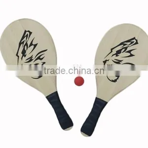 Wooden Beach Tennis Racket, High Quality Wooden Beach Rackets, thumbnail-1