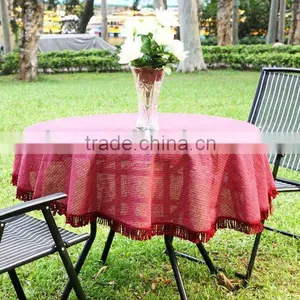 Pvc Coated Outdoor Tablecloth Decorative Vinyl Garden Tablecloth thumbnail-1