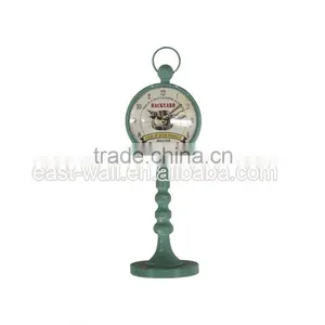 Promotional Price French Country Tuscan Style Wall Clock House Metal thumbnail-2
