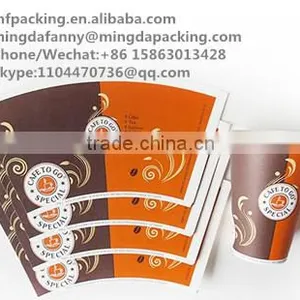 Customized Size Paper Cup Fan,paper Cup Sheet With Any Print thumbnail-5