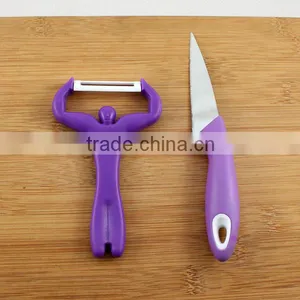 Small Knife With Ceramic Peeler Set thumbnail-1