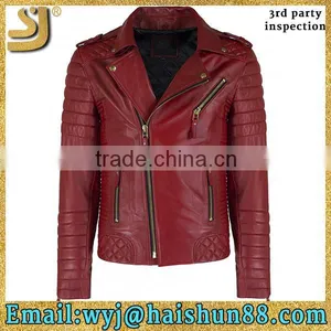 Hot Selling Womens Leather Jackets, Jacket Factory Guangzhou Leather Jacket, Women Casual Leather Jacket thumbnail-5