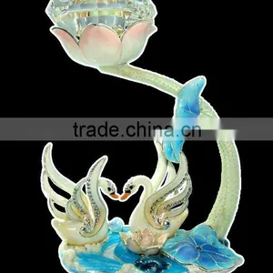 2014 New Design, Crystal/Glass Candle Holder With Enamel for Newly Weds thumbnail-4