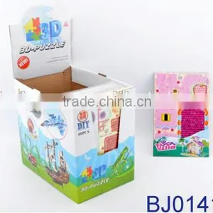 Hot New Kid Toy Funny Intelligent 3D Puzzle Lovely Small Villa Design thumbnail-1