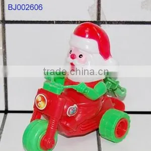 Funny Musical Christmas Gift for Smart Kids B/O Santa Claus Bicycle thumbnail-2