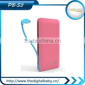 Hot Sale!High Quality Power Bank 5000mah for Travel Set thumbnail-3