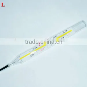 High Quality Good Price Medical Glass Mercury Armpit Clinical Thermometer DT-11L thumbnail-2